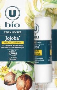 stick à lèvre marque U jojoba