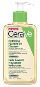 Flacon CeraVe Huile nettoyante hydratante peau normale à très seche